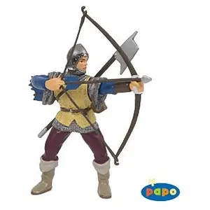 Comparateur de prix : Figurine Archer Bleu PAPO - 8 cm X 10 cm - Pour Enfant dès 3 ans