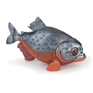 Figurine - PAPO - Piranha - Gris - Enfant - Intérieur - 3 ans et plus pas cher