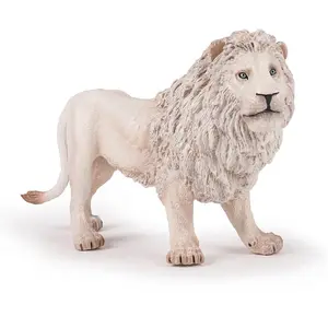 papo Figurines Geantes Grand Lion Blanc pas cher
