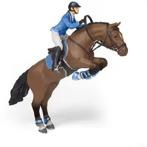 Comparateur de prix : Figurine Papo Cheval de saut d'obstacle et sa cavalière