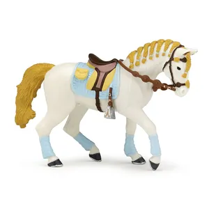 Papo 51545 Cheval de la cavalière fashion bleue