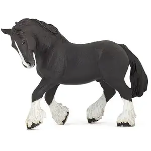 papo Chevaux, Poulains Et Poneys Etalon Shire Noir pas cher