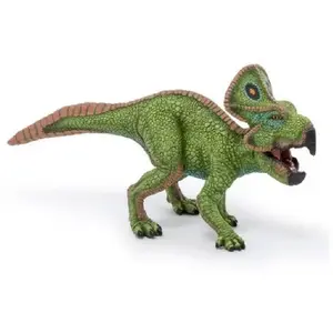 Figurine dinosaure - PAPO - Protocératops - Vert - Intérieur - Mixte pas cher