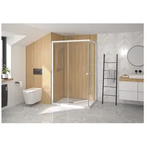 Porte de douche KINEDO SUPRA A gauche (à coupler avec porte droite SUP... pas cher