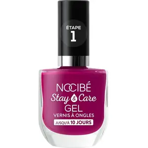 Nocibé - Stay & Care Gel Vernis à ongles 10 ml Noir unisex pas cher