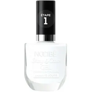 Nocibé - Stay & Care Gel Vernis à ongles 10 ml Blanc unisex pas cher