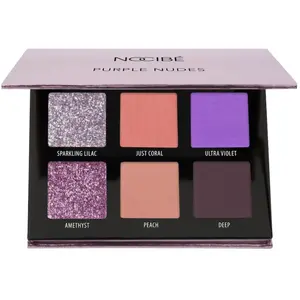 Nocibé - Purple Nudes - Mini Palette de 6 fards à paupières Fard à paupières 1 pieces Or rose unisex pas cher