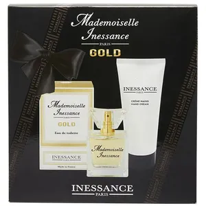Coffret Mademoiselle Inessance Gold - Eau de toilette + crème pour les... pas cher