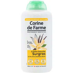 CORINE DE FARME - Crème Surgras à l'extrait de Vanille Gel douche 500 ... pas cher