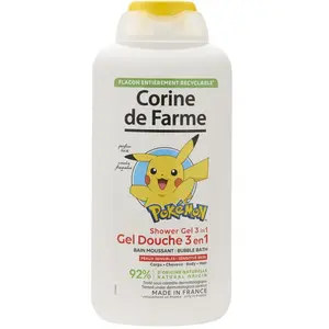 Comparateur de prix : Corine de Farme, Gel Douche 3 en 1 Corps & Cheveux Bain Moussant 500ml...