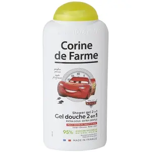 Comparateur de prix : CORINE DE FARME - Gel douche corps et cheveux Cars 300 ml unisex
