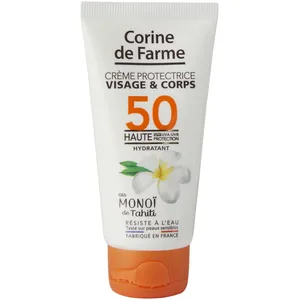 Comparateur de prix : CORINE DE FARME Protection Solaire Crème Protectrice SPF50 50ml