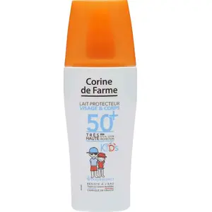 CORINE DE FARME Lait protecteur SPF 50 - Enfant - Monoï - Visage & corps - 150 ml pas cher