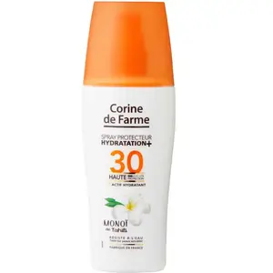 CORINE DE FARME Lait protecteur hydratant SPF 30 - Monoï & glycérine - Visage & corps - 150 ml