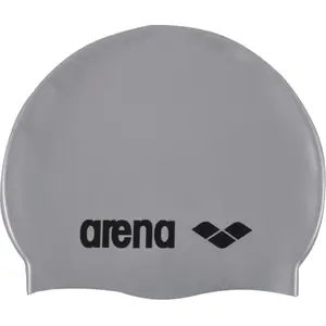 Arena Classic Silicone Bonnet de piscine Mixte Adulte, Noir, NS, Gris/Noir pas cher