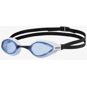 Lunettes de natation Arena Air Speed noir blanc avec verres bleu