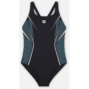 ARENA Modulaire Maillot de Bain, Noir/Turquoise, Taille 34 Femme pas cher