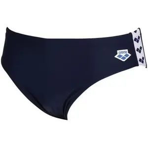 Arena Men's Icons Swim Briefs Solid Slip de Bain, Navy, 75