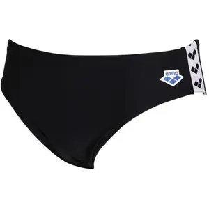 Arena Men's Icons Swim Briefs Solid Slip de Bain, Black, 85 pas cher