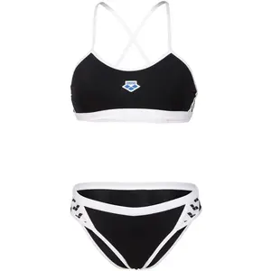 Comparateur de prix : Maillot de bain 2 pièces femme Arena Icons Cross SO Noir 34 005037-501