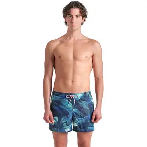 Arena Short De Bain Water Prints Beach Alover 36.5cm 2XL pas cher