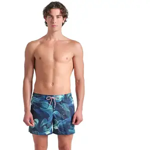 Arena Short De Bain Water Prints Beach Alover 36.5cm L pas cher