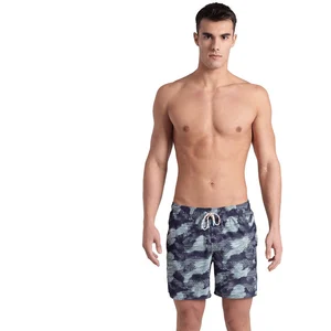 Maillot de bain Arena Beach Boxer Allover bleu marine gris - SVendu paramazon