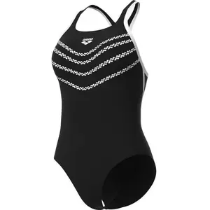 Maillot de bain 1 pièce femme Arena Losange Noir 42 006654-510 pas cher