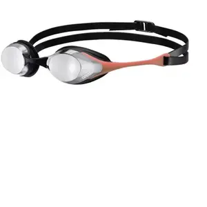 Lunettes de natation arena cobra original swipe mirror argent corail