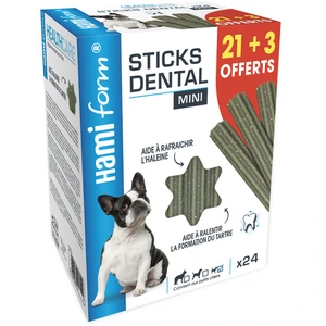 Friandises Chien - Hamiform Dental Sticks - Mini x 24 pas cher