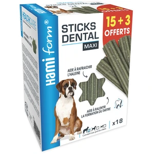 Friandises Chien - Hamiform Dental Sticks - Maxi x 18 pas cher