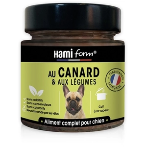 Hamiform Les cuisinés pour chien - Pâtées au canard - Lot de 6 x 250 g