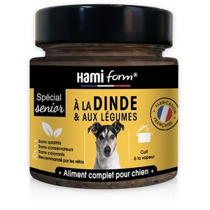 Hamiform Les cuisinés pour chien senior - Pâtées à la dinde - Lot de 6 x 250 g