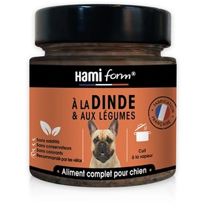 Hamiform Les cuisinés pour chien - Pâtées à la dinde - Lot de 6 x 250 g