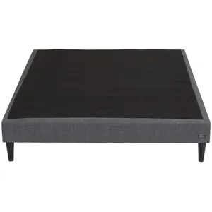 Comparateur de prix : DREAMEA EDITION Sommier à lattes 160x200 cm 2x10 lattes larges anthracite - SAHARI
