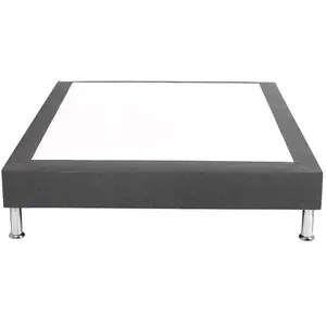 Ebac Ebac - Sommier Tapissier Sp18 Anthracite 2 Places - Gris pas cher