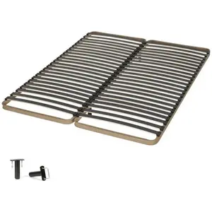 Ebac Sommier à lattes 2x70x190 Theta - 48 lattes bois - Fabrication fr... pas cher