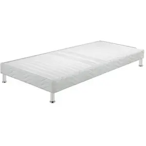 Comparateur de prix : Sommier tapissier 80x200 Omega blanc 18 lattes - EBAC - SL15 E2