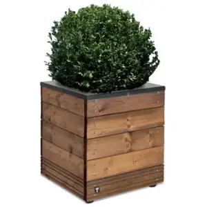 Bac carré bois Jardipolys Collectors 63L pas cher
