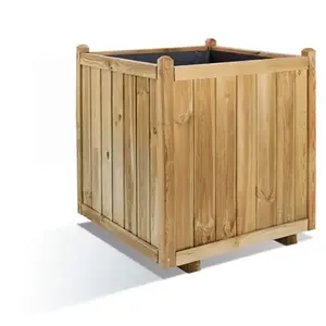 Comparateur de prix : Jardipolys - Bac à fleurs carré vendôme
