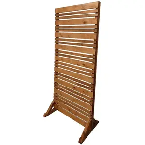 Jardipolys - Brise-vue droit en bois lign z - Ep6,1 - 80 x H184,5 cmVendu parcdiscount