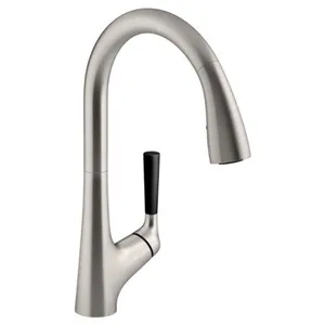 Comparateur de prix : JACOB DELAFON Mitigeur cuisine Malleco Bec haut inox brossé douchette extractible TU
