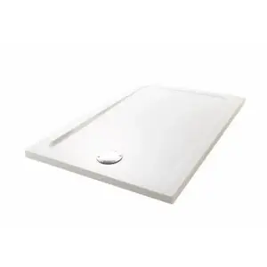 Receveur de douche antidérapant FLIGHT 140x70x4 rectangle blanc - JACO...