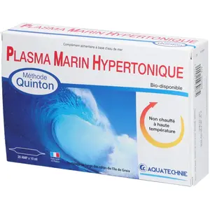 Comparateur de prix : Biotechnie Plasma Marin Hypertonique 20 ampoules