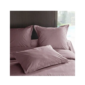 Labellism' Taie d'oreiller percale Méline 2 LABELIS SIM - Prune - 50 x 70 cm pas cher