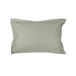 VENT DU SUD Taie d'oreiller en percale de coton 80 fils 50x70 cm - Cendre pas cher