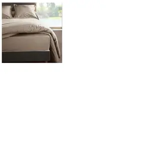 VENT DU SUD Ac-deco - Drap housse Lin en percale de coton 80 fils 90 x 190 x 30 cm pas cher