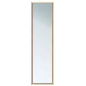 Miroir 30x120 cm BASIL coloris chêne pas cher