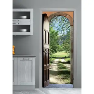 Plage Sticker Adhésif de porte Ondoor- Promenade - 204 x 83 cmVendu paramazon