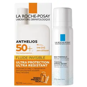 Anthelios uvmune 400 - spf50+ fluide avec parfum 50 ml + eau thermale ... pas cher